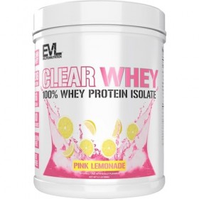 Evlution Nutrition Clear Whey Isolat 100 % protéine de lactosérum pour la croissance musculaire, la force et la récupération 