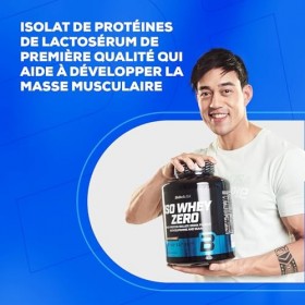 BioTechUSA Iso Whey Zero | Premium Whey Protein Isolate | Grass-Fed | Enzyme-Free | Sugar- and Gluten-free, 1816 g, Noisette