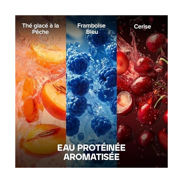 Bulk Clear Whey Isolate | Blue Framboise | 2kg | 20g de protéines à absorption rapide | Faible teneur en sucre | Shake protéi