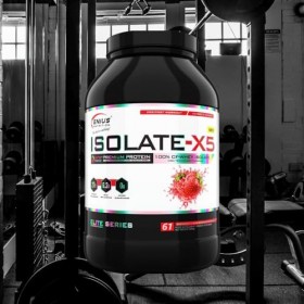 Genius Nutrition Isolate-X5 2000g Fraise des bois - Protéines - Isolat de protéines de lactosérum