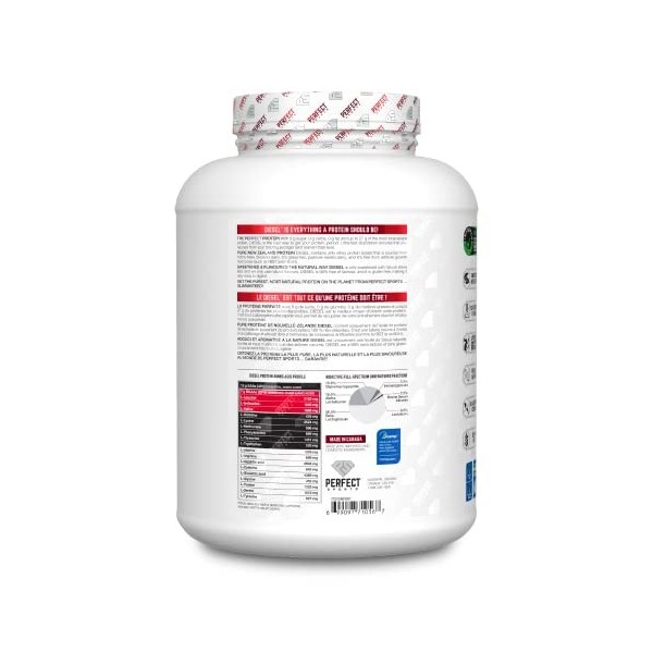 Perfect Sports Diesel New Zealand Whey Isolate New-Bubble Milk Tea - Honeydew Melon 5Lb