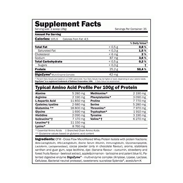 AMIX ISO PRIME CFM 2 KGS - BANANA