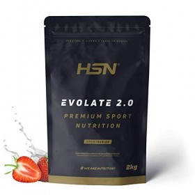 Whey Protein Isolate WPI de HSN - Isolat de Protéine de Sérum Evolate 2.0, Avec Digezyme, Riche en BCAAs et Glutamine, Conv P...