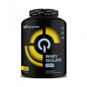QNT Metapure® Banane, 91% de Whey Protéine Isolate Ultra Filtrée en poudre, Développement & récupération musculaire, 21% BCAA...