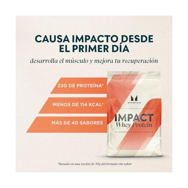 My Protein Impact Whey Protéine Saveur Strawberry Cream 2,5 kg Protéines whey