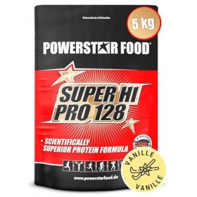 Notre bestseller SUPER HI PRO 128 - Protéine multicomposant en poudre pour musculation, prise de masse - Produit d’après une 