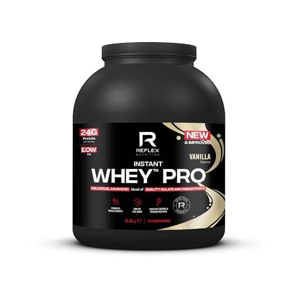 Reflex Nutrition Instant Whey Pro, Vanilla Ice Cream - 2200g