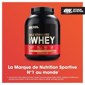 Optimum Nutrition Gold Standard 100% Whey, Poudre de Protéines pour Construction et Récupération Musculaire, avec Glutamine e...