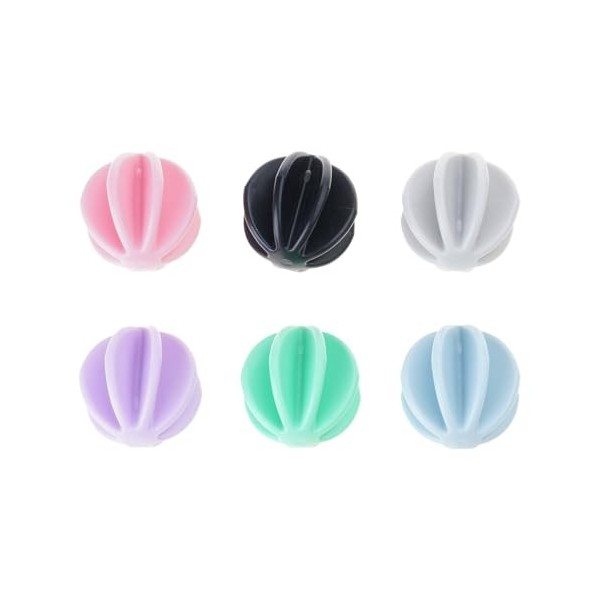 Zeiwohndc Lot de 6 sphères de mélange multicolores stables pour shaker de protéines produites pour une boisson lisse uniforme...