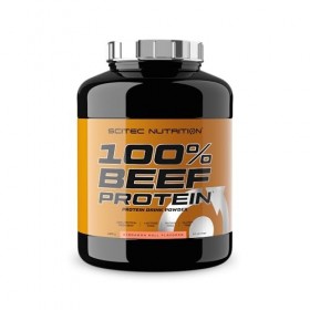 Scitec Nutrition 100% Beef Protein, Boisson protéinée en poudre aromatisée, Sans lactose, Sans sucre, Sans gluten, 1,8 kg, Br...
