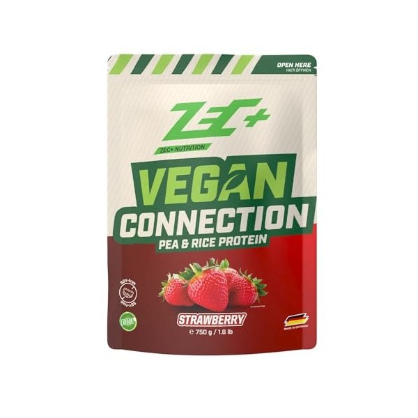 Zec+ Ladies Vegan Connection 750g Fraise - Protéines - Protéines végétaliennes