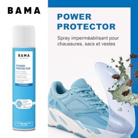 BAMA Power Protector - Spray imperméabilisant pour chaussures, sacs et vestes - Soin des matériaux, anti-salissures et hydrof...