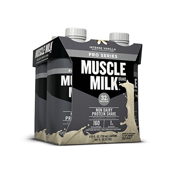 Muscle Milk Pro Series Protein Shake, vanille intense, 4 pièces