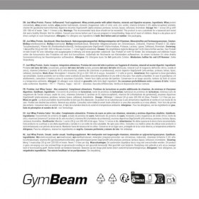 GymBeam Just Whey Protein – Poudre multi-protéines de lactosérum de lait de vaches pâturées, tous acides aminés essentiels, f...