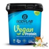Bodylab24 Vegan Protein Chocolat-Nougat 1000g, poudre de protéines 100% végétalienne à base de féveroles, de pois et de grain