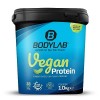 Bodylab24 Vegan Protein Chocolat-Nougat 1000g, poudre de protéines 100% végétalienne à base de féveroles, de pois et de grain
