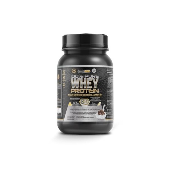 Healthy Fusion Whey Protéine Isolate Pure avec Collagène et Magnésium, 30 Doses