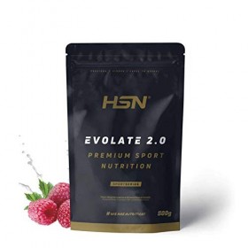 Whey Protein Isolate WPI de HSN - Isolat de Protéine de Sérum Evolate 2.0, Avec Digezyme, Riche en BCAAs et Glutamine, Conv