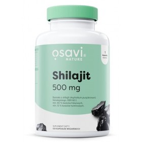 Osavi Shilajit Himalaya - 120 capsules végétaliennes | Résine naturelle Asphaltum punjabianum de lHimalaya | Normalisé aux