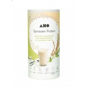 AHO Germes Protéines - Protéines de riz brun germées et protéines de pois non sucrées 600 g