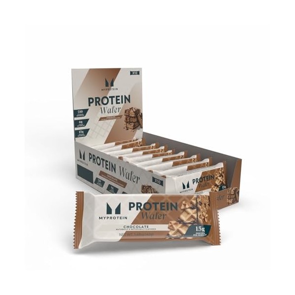 Myprotein Gaufrettes protéinées, chocolat, 10 x 40 g USA 