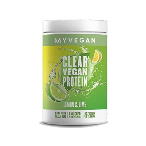 Myprotein Clean MYP9068/100/101 Poudre de protéines végétaliennes 320 g citron et citron vert