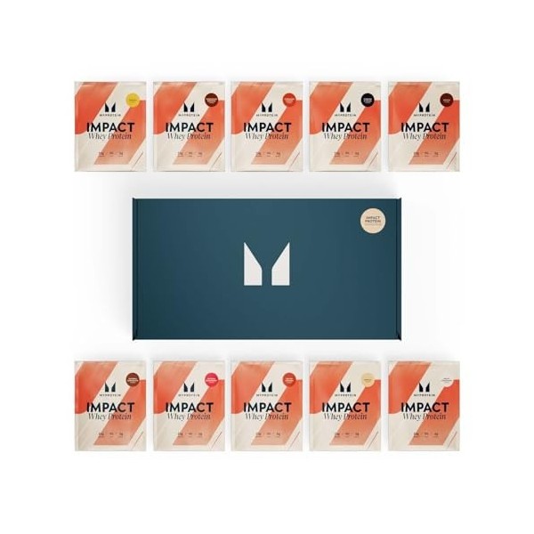 MyProtein Impact Whey Protein Lot de 10 protéines dimpact