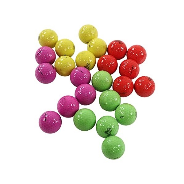 SIXRUN Balle de pour Femme, Jeu de Balles de 24 Pièces 2 Couches pour Les Joueurs Débutants B155 Compléments alimentaires pr...