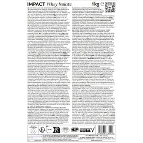 Myprotein MyProtein Impact Whey Isolate - Chocolat Blanc - 500g - 20 Portions