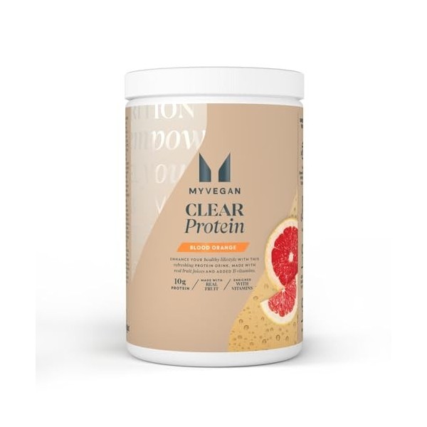 Myvegan Clear Vegan Protein, Blood Orange, 20 servings