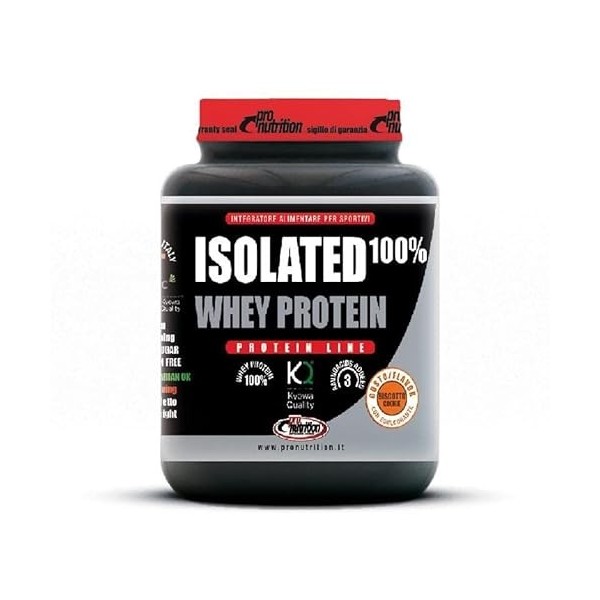 Isolated 100% whey protein Goût biscuit 908 gr 30 serving