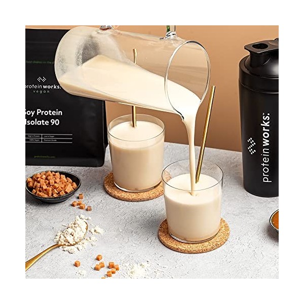 The Protein Works – Protéine de Soja 90 – Protéine Pour Végétaliens et Végétariens – Shaker et Cuillère Doseuse Gratuits - Ch...