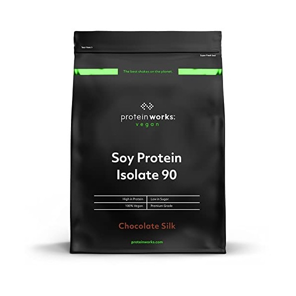 The Protein Works – Protéine de Soja 90 – Protéine Pour Végétaliens et Végétariens – Shaker et Cuillère Doseuse Gratuits - Ch...