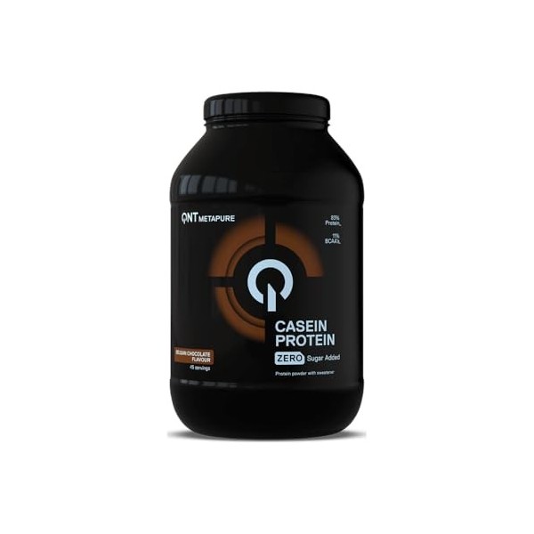Casein Protein, Chocolat Belge, 908 g Compléments alimentaires protéinés