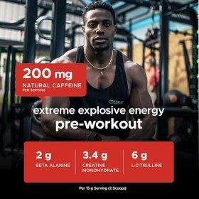 USN B4 Bomb Pre Workout Complément pour Sportif Framboise 300 g