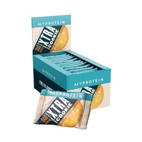 My Protein Protéine Cookie Complément Alimentaire Saveur Amande au Chocolat Blanc 12 x 75 g