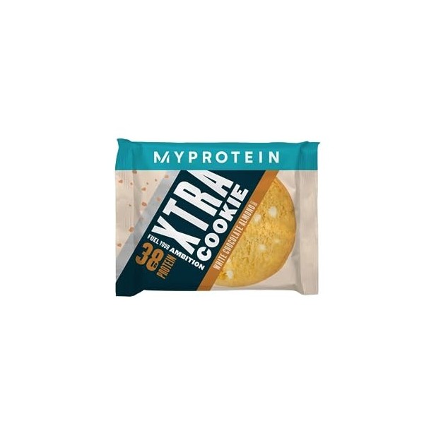 My Protein Protéine Cookie Complément Alimentaire Saveur Amande au Chocolat Blanc 12 x 75 g