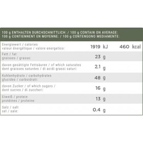 CONVAR-7 EF Energie-Notration 120g - Barre haute énergie, ration de survie, repas d’urgence, aliment longue conservation