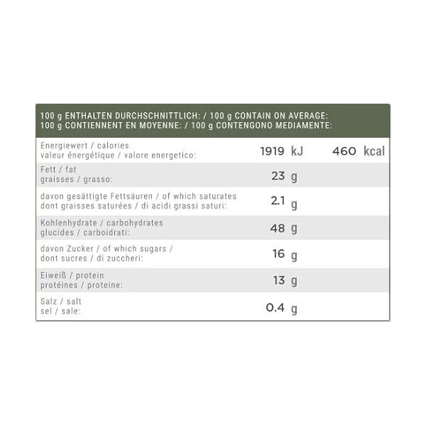CONVAR-7 EF Energie-Notration 120g - Barre haute énergie, ration de survie, repas d’urgence, aliment longue conservation
