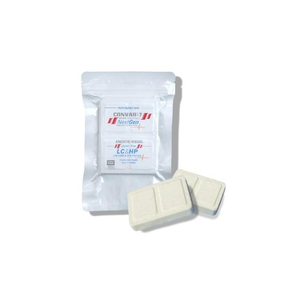 CONVAR-7 NextGen Energy Bar – Low Carb & High Protein 120 g – Barre haute énergie, ration de survie, repas d’urgence, alime