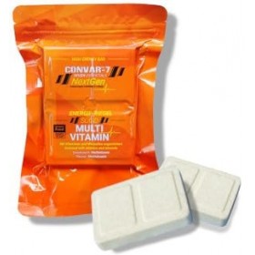 CONVAR-7 NextGen Energy Bar Multi-Vitamine 120 g – Barre haute énergie, ration de survie, repas d’urgence, aliment longue c B...