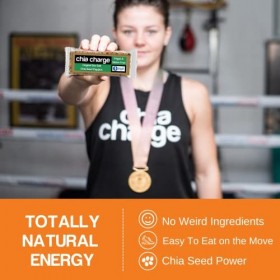 Chia Charge Vegan Protein Flapjacks – Lot de 18 mini barres énergétiques 30 g sans gluten, huile de palme et produits laiti