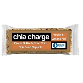 Chia Charge Flapjacks - Lot de 18 mini barres énergétiques 30 g sans gluten, sans huile de palme et sans produits laitiers 