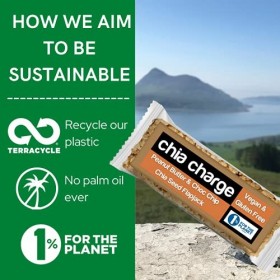 Chia Charge Flapjacks - Lot de 18 mini barres énergétiques 30 g sans gluten, sans huile de palme et sans produits laitiers 