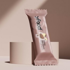 Barre yfood Dark Brownie, barre protéinée à emporter, THIS IS FOOD, 14 g de protéines, 25 vitamines et minéraux 12 x 60 g 