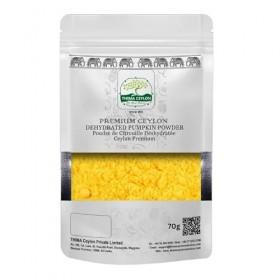 THIMA Ceylon Poudre de citrouille de qualité supérieure, wattakka séchée au soleil, végétalien, sans gluten, sans additifs, 7