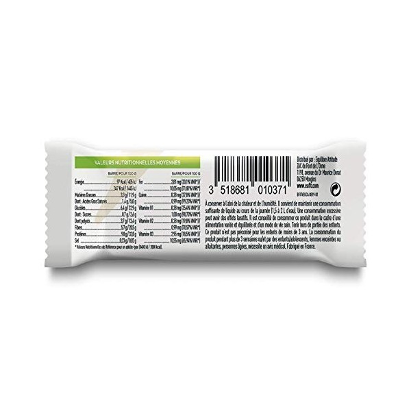 EAFIT LA BARRE FIT VEGAN - Chocolat Amande - 28 g - 32% de protéines - 97 Kcal par barre - Riche en protéines - Faible teneur...