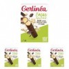 Gerlinéa 12 Barres saveur Chocolat Noir & Blanc 372 g Lot de 4 