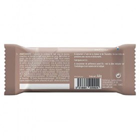 EAFIT La Barre Protéinée - Saveur Chocolat - Enrobée de chocolat au lait - 16g de protéines par barre - 5,5g de MG - faible e...