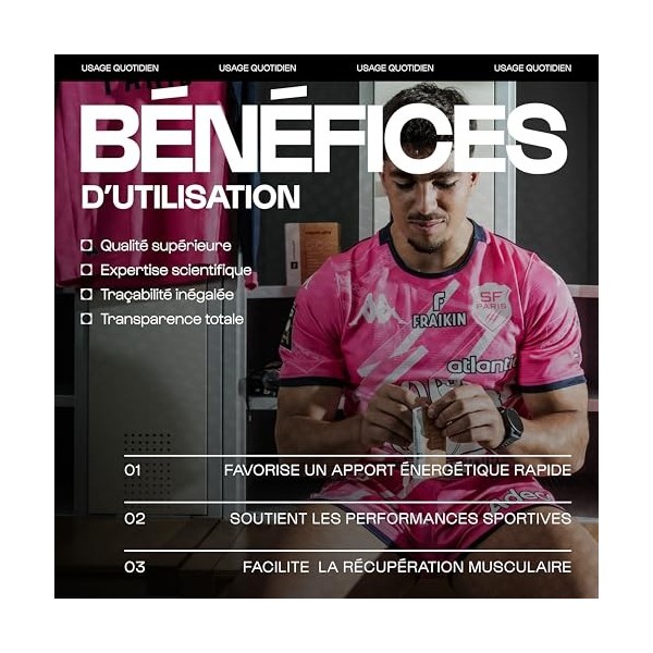 Barres Protéine & Energie - lot de 4 - Cranberry - 8 g de protéines - Source dénergie - Collation Sans gluten - Fabriquée en